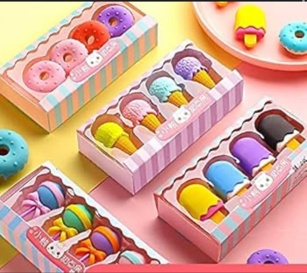 Colourful Erasers