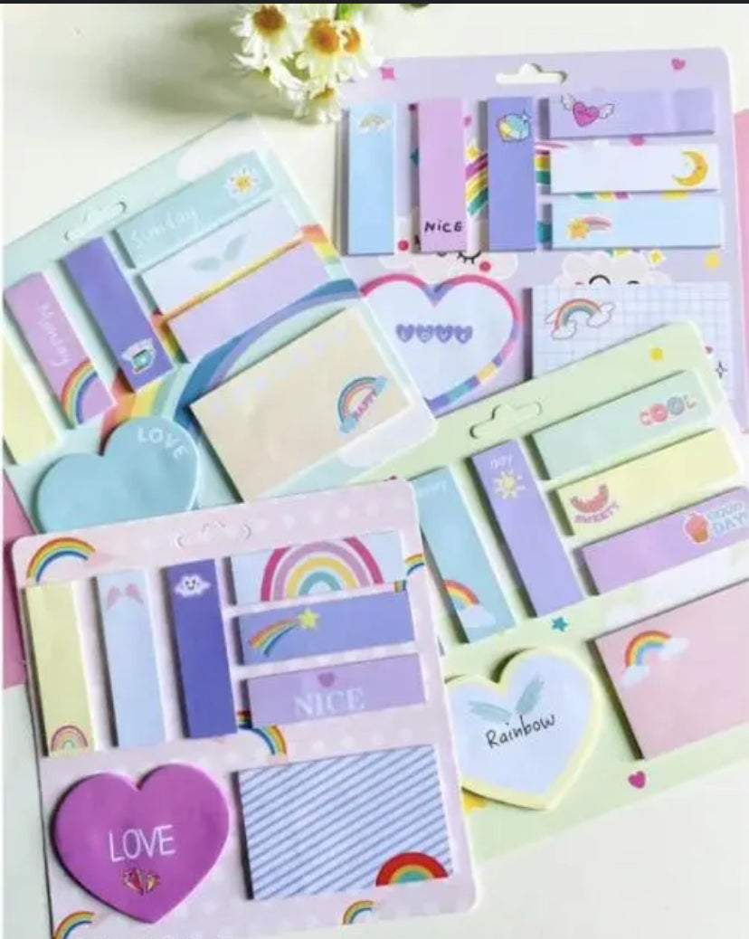 Rainbow Sticky Notes
